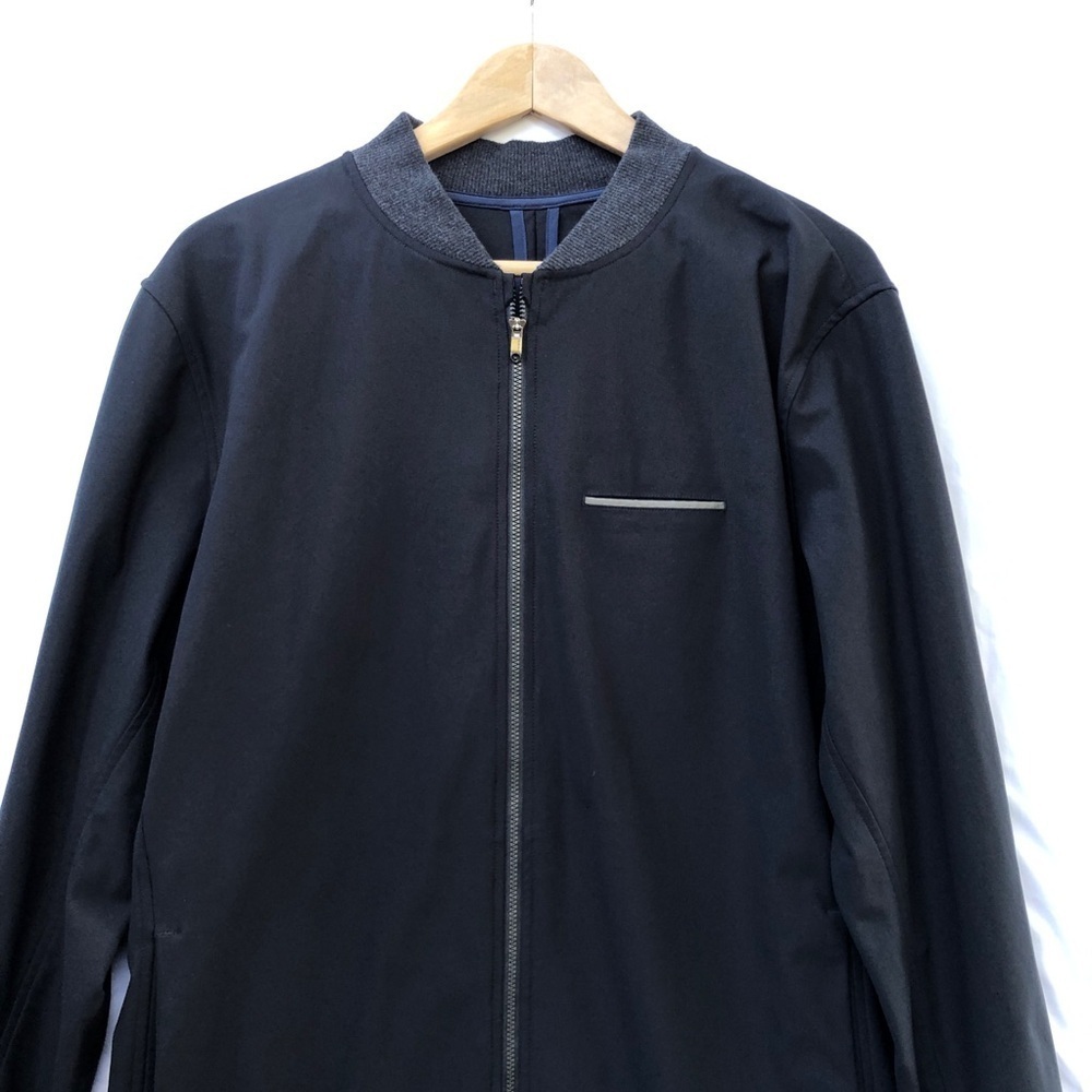 LULULEMON | SWIPE RIGHT JACKET HEATHERED BLACK IN LARGE - Picture 7 of 11